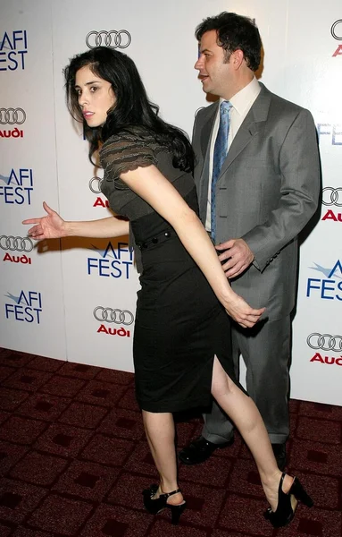 Jimmy Kimmel et Sarah Silverman — Photo