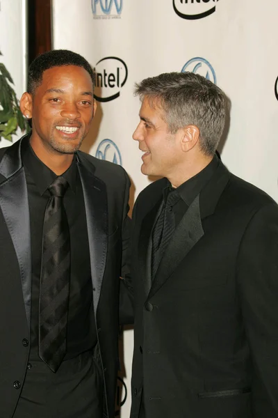 Will Smith and George Clooney — Stock Photo, Image