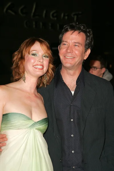 Alicia Witt and Timothy Hutton — Stock Photo, Image