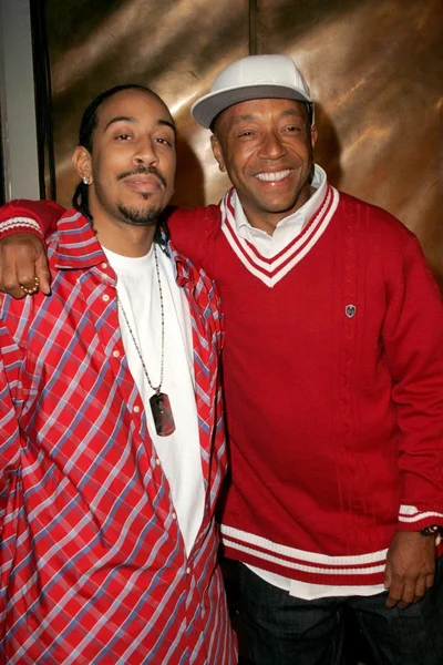 Ludacris and Russell Simmons — Stock Photo, Image