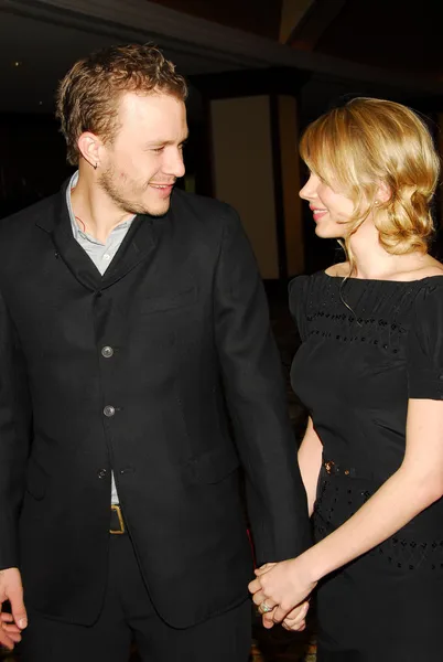 Heath ledger i michelle williams — Zdjęcie stockowe