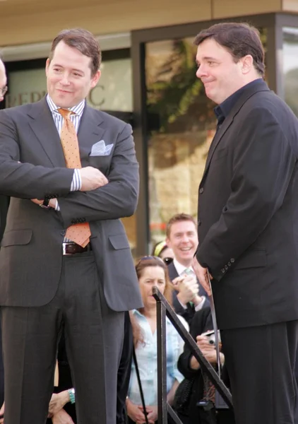 Matthew Broderick y Nathan Lane — Foto de Stock