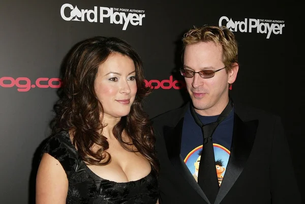 Jennifer tilly und phil laak bei den von bodog.com verliehenen cards players of the year awards. die spieluhr, hollywood, ca 02-15-06 — Stockfoto