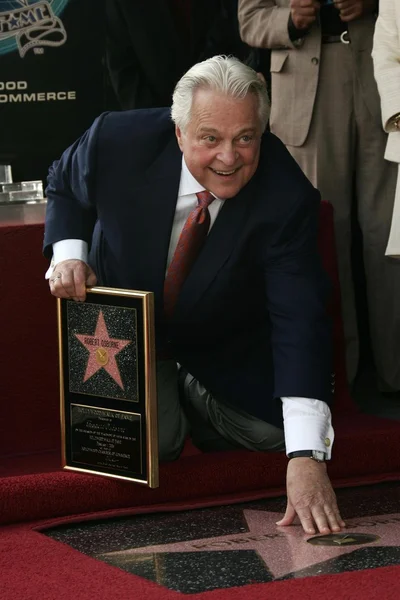 Robert Osborne at the ceremony honoring him with a star on the Hollywood Walk of Fame. Hollywood Boulevard, Hollywood, CA. 02-01-06 — Stock Photo, Image