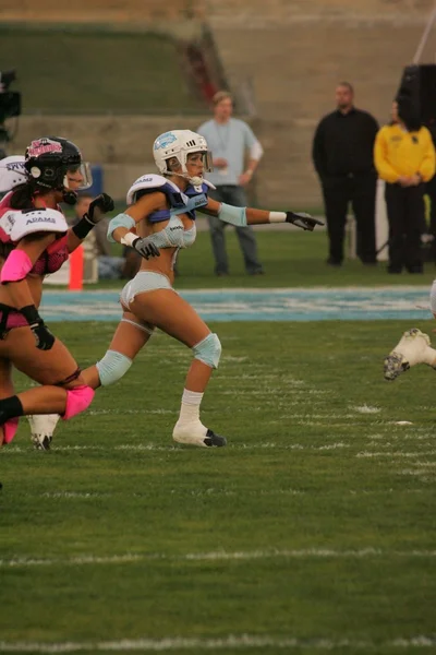 Katie Lohmann a Bodog.com fehérnemű Bowl 2006. L.A. Memorial Coliseum, Los Angeles, Ca. 02-05-06 — Stock Fotó