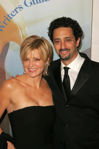 Grant Heslov y su amigo — Foto de Stock