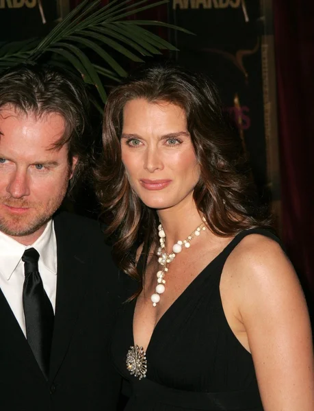 Brooke shields i chris henchy — Zdjęcie stockowe