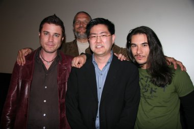 Los angeles premiere ve deli çoban kız. jaason simmons, dunning, gregory hatanaka douglas ve james duvall