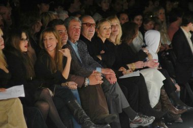 jack Nicholson içinde jennifer nicholsons Güz 2006 moda şovunda. Smashbox, culver city, ca. 03-22-06