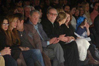 jack Nicholson içinde jennifer nicholsons Güz 2006 moda şovunda. Smashbox, culver city, ca. 03-22-06