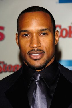 Henry simmons, US weekly ve yuvarlanan taş oscar parti sonrası. Wolfgang puck, west hollywood, ca. 03-05-06