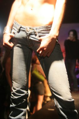 ölümcül gerçeği denim ve elit modelleri sadaka moda model göstermek, cinespace, hollywood, ca 03-03-06