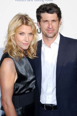 Jill fink ve patrick dempsey altıncı yıllık Kelebek kelebek baloda. susan ev harris ve hayward kaiser, mandeville Kanyon, ca. 06-02-07