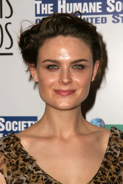 Emily Deschanel at the 20th Annual Genesis Awards. Beverly Hilton Hotel, Beverly Hills, Ca. 03-18-06 — Stock Photo, Image
