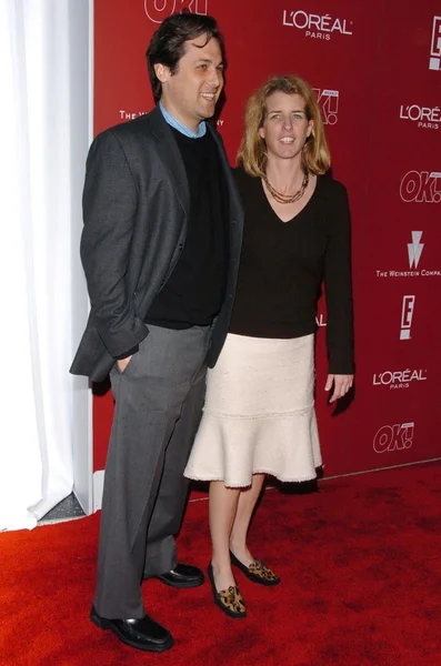 Kerry kennedy a přítel na weinstein companys 2006 pre-oscar party. Pacific design center, west hollywood, ca. 03-04-06 — Stock fotografie