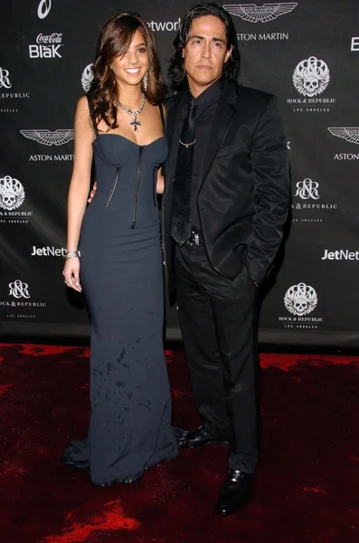 Eloisa Carvalho y Michael Ball en Rock and Republics Fall 2006 Fashion Exhibition. Sony Studios, Culver City, CA. 03-20-06 — Foto de Stock