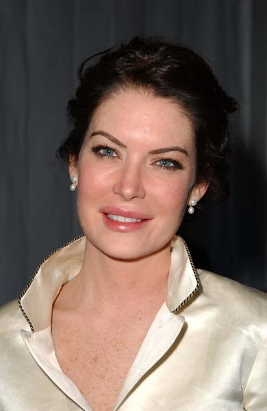 Lara flynn boyle inne på jennifer nicholsons falla 2006 modevisning. Smashbox, culver city, ca. 03-22-06 — Stockfoto