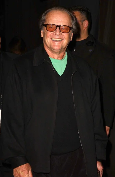 Jack nicholson binnen op jennifer nicholsons herfst 2006 fashion show. Smashbox, culver city, ca. 03-22-06 — Stockfoto