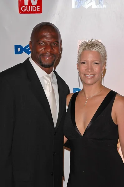 Terry Crews y su esposa Rebecca — Foto de Stock