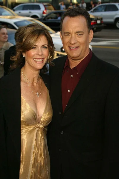 Rita wilson en tom hank — Stockfoto