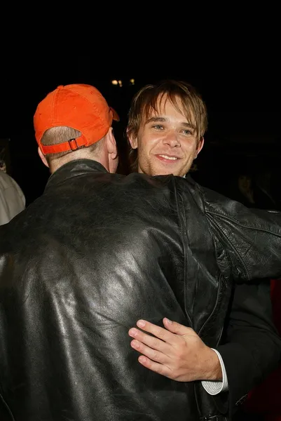 Nick Stahl and Bruce Willis — Stock Photo, Image