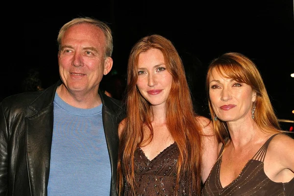 James keach, jane seymour och dotter katherine flynn — Stockfoto