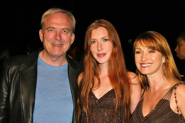 James keach, jane seymour en dochter katherine flynn — Stockfoto