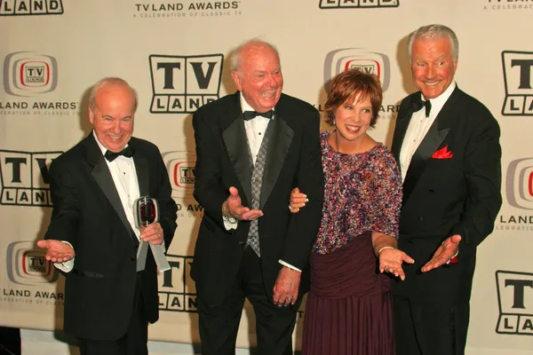 Tim Conway, Harvey Korman, Vicki Lawrence e Lyle Waggoner — Fotografia de Stock