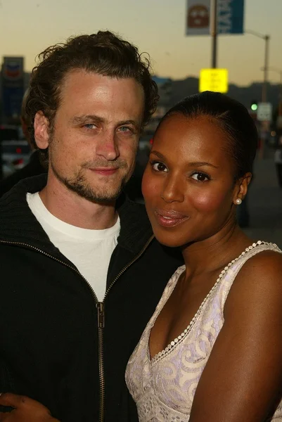 David Moscú y Kerry Washington — Foto de Stock