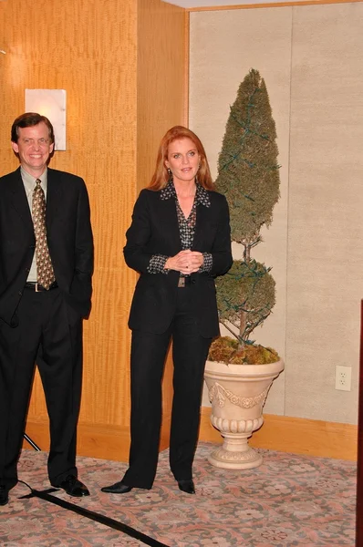 Christopher Zappia e Sarah Ferguson — Foto Stock