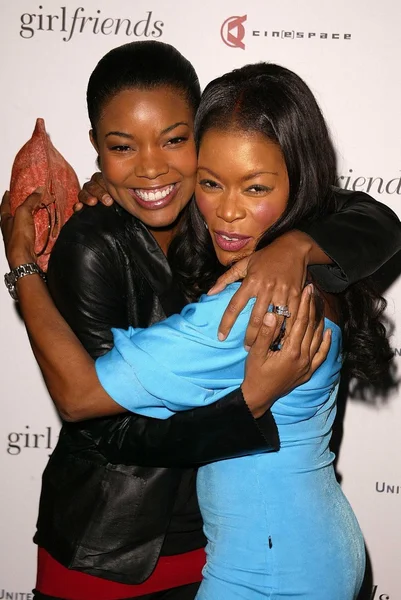 Gabrielle union ve altın brooks — Stok fotoğraf