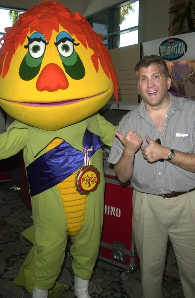 H.R. Pufnstuf and Daniel Roebuck — Stock Photo, Image