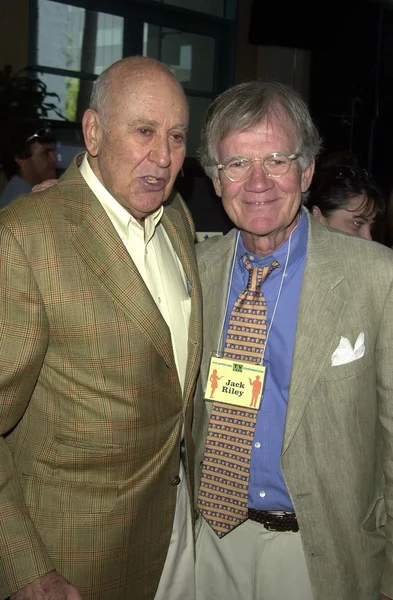 Carl Reiner y Jack Riley — Foto de Stock