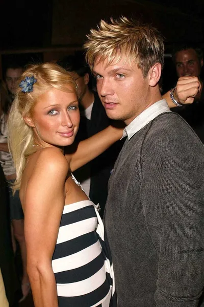 Parijs hilton en nick carter — Stockfoto