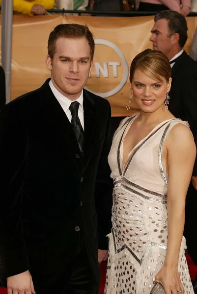 Michael C. Hall and wife Amy — Stock Photo, Image