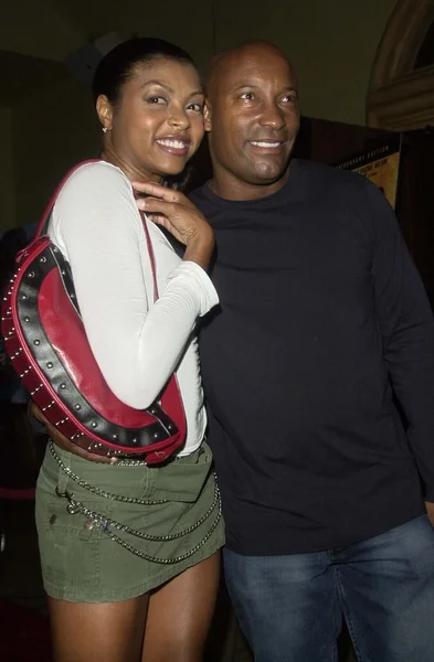 Taraji p. henson och john singleton — Stockfoto