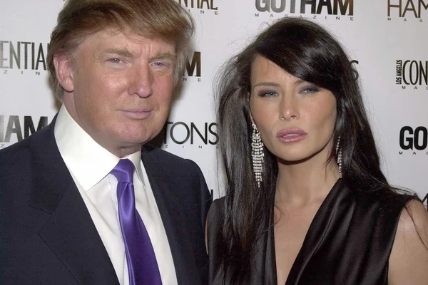 Donald Trump and Melania Knauss — Stock Photo, Image