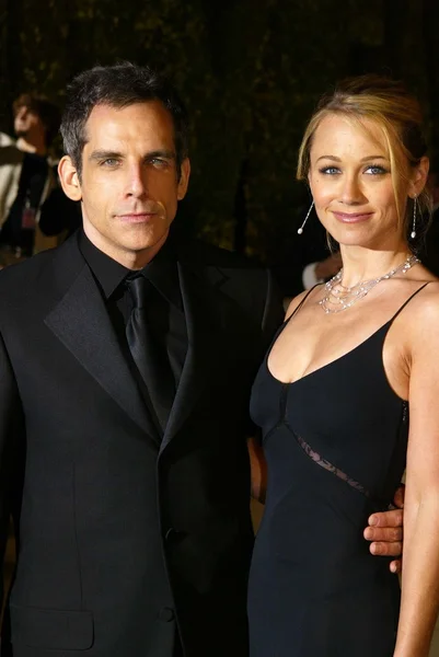 Ben Stiller and Christine Taylor — Stock Photo, Image