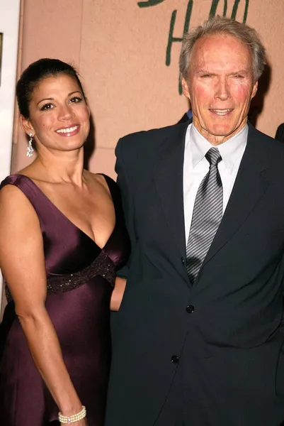 stock image Clint Eastwood and wife Dina