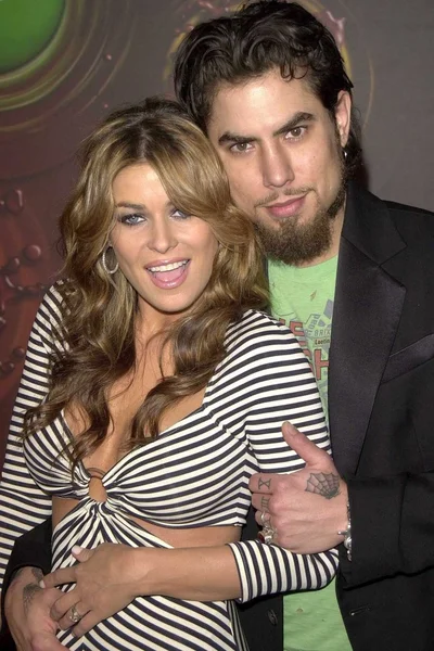 Carmen electra i dave navarro — Zdjęcie stockowe