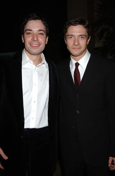 Jimmy Fallon and Topher Grace — Stock Photo, Image