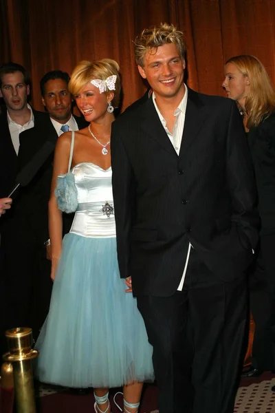 Nick carter i paris hilton — Zdjęcie stockowe