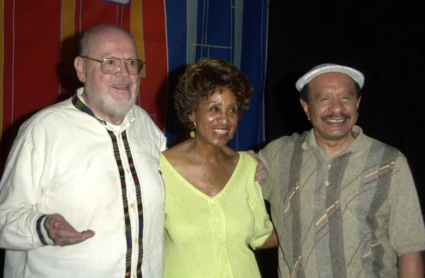 Ned Wertimer, Marla Gibbs and Sherman Hemsley — Stock Photo, Image