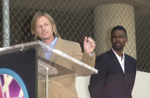 David Spade e Chris Rock — Foto Stock