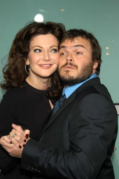 Jack black&tanya haden imagem de stock editorial. Imagem de barba -  175765204