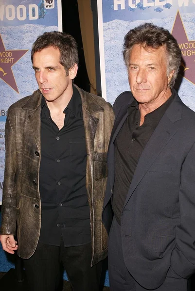 Ben Stiller and Dustin Hoffman — Stock Photo, Image