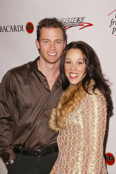 Eric Martsolf and date Lisa — Stock Photo, Image