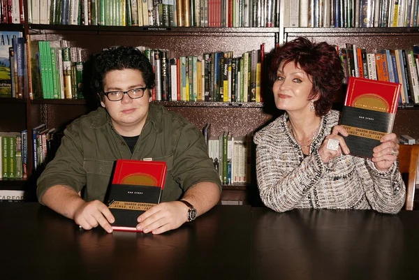 Jack osbourne a sharon osbourne — Stock fotografie