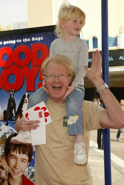 Ed Begley Jr. e filha Hayden — Fotografia de Stock