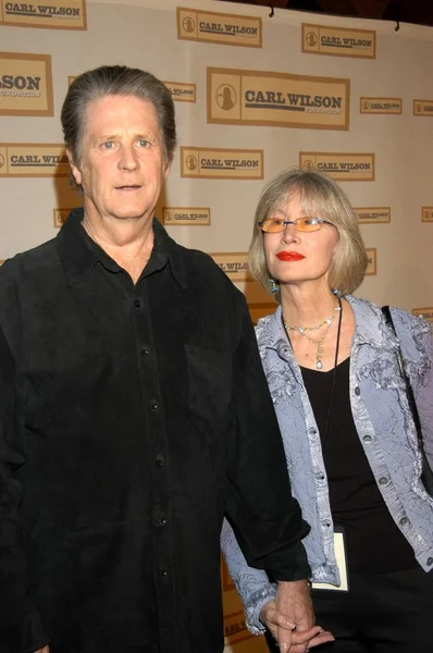 Brian Wilson e a esposa Melinda — Fotografia de Stock
